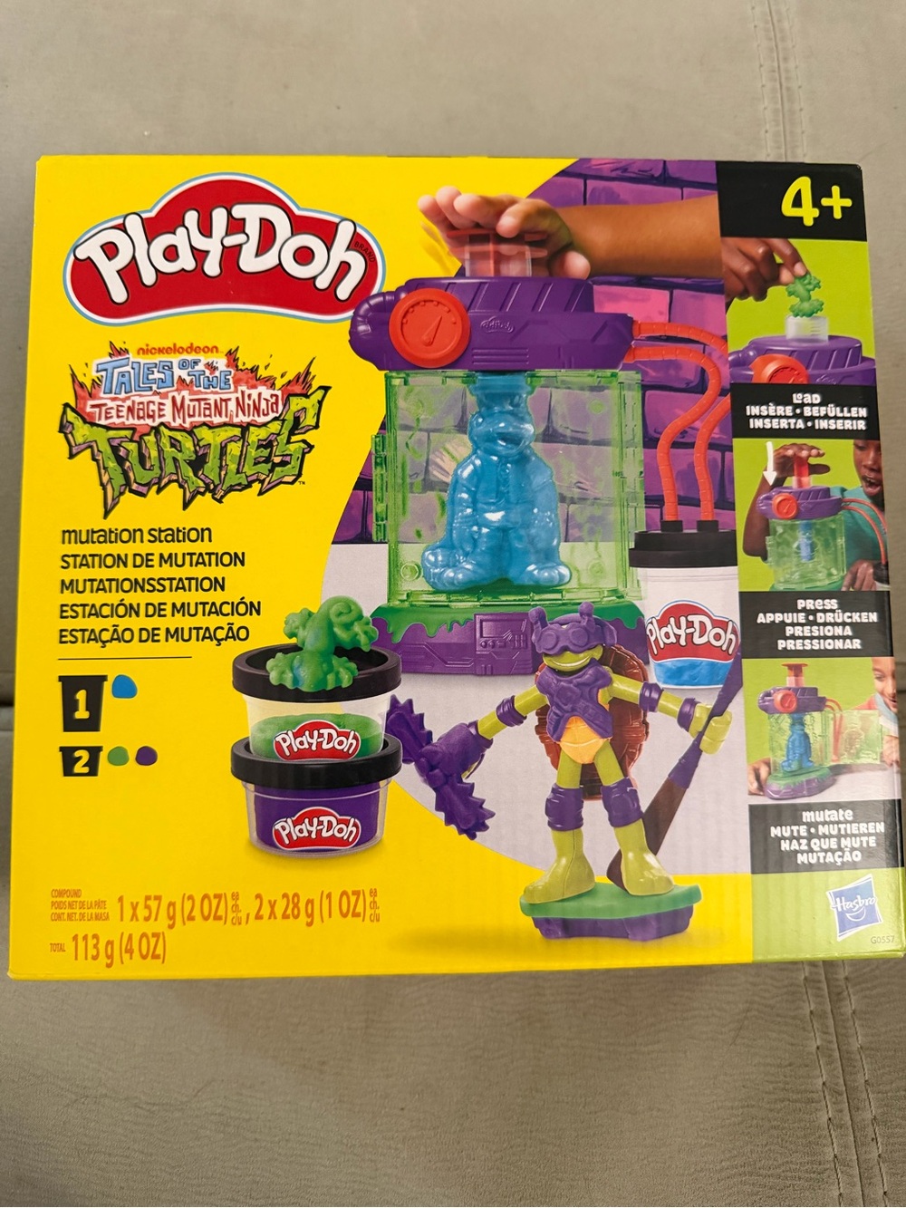 Play-Doh Teenage Mutant Ninja Turtles Mutation Station Playset - Purple & Green